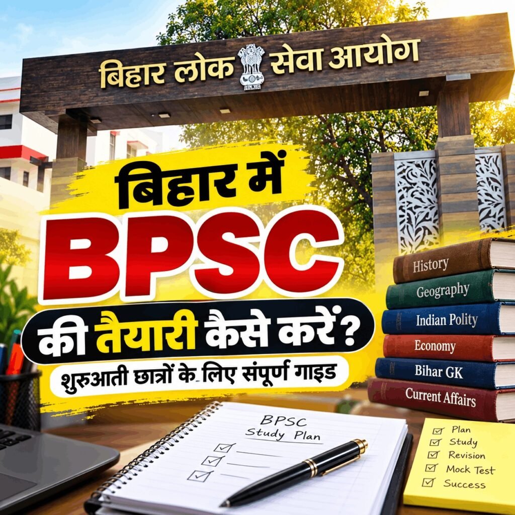 बिहार में BPSC की तैयारी कैसे करें? शुरुआती छात्रों के लिए संपूर्ण गाइड
