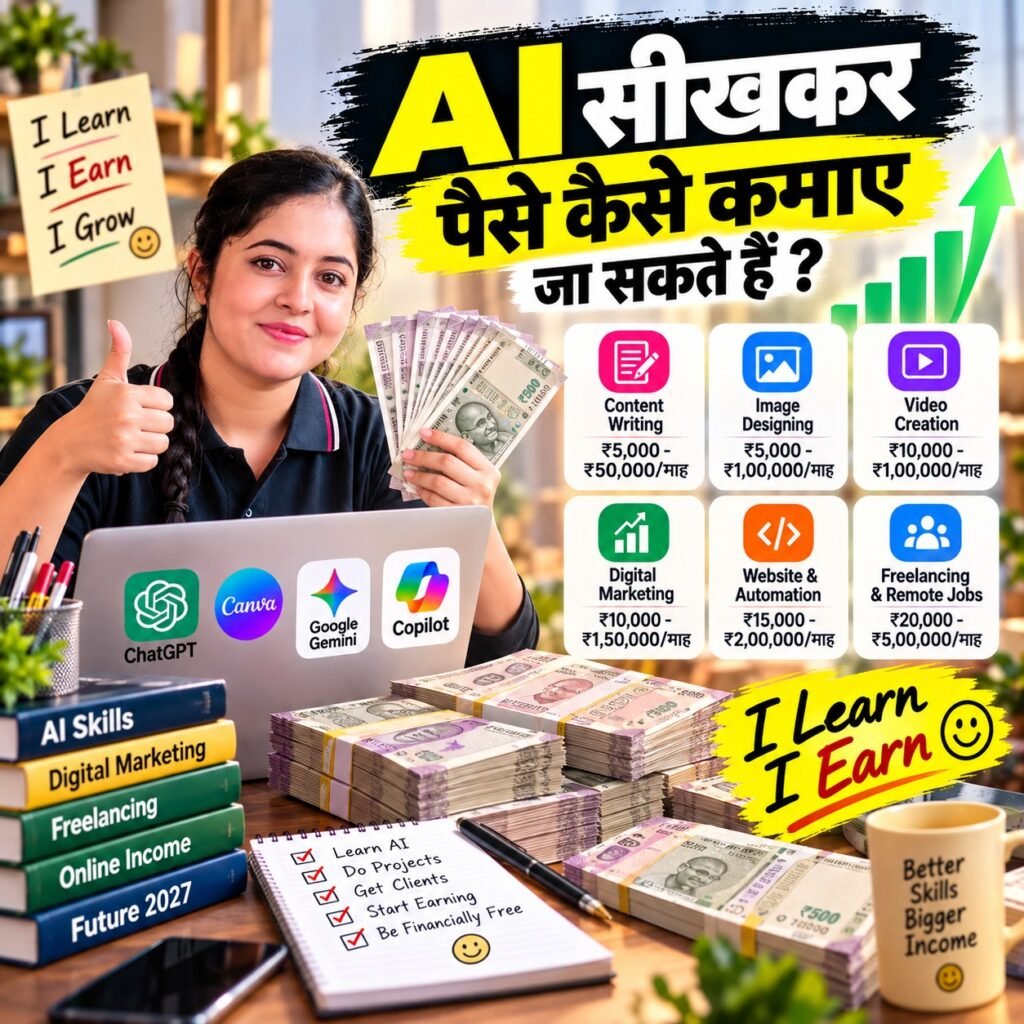 AI क्या है? AI Tools क्या हैं? 2027 तक AI क्यों बदल देगा नौकरी और करियर की दुनिया? 7 AI क्याहै? 2027 तक नौकरी और करियर पर AI का प्रभाव