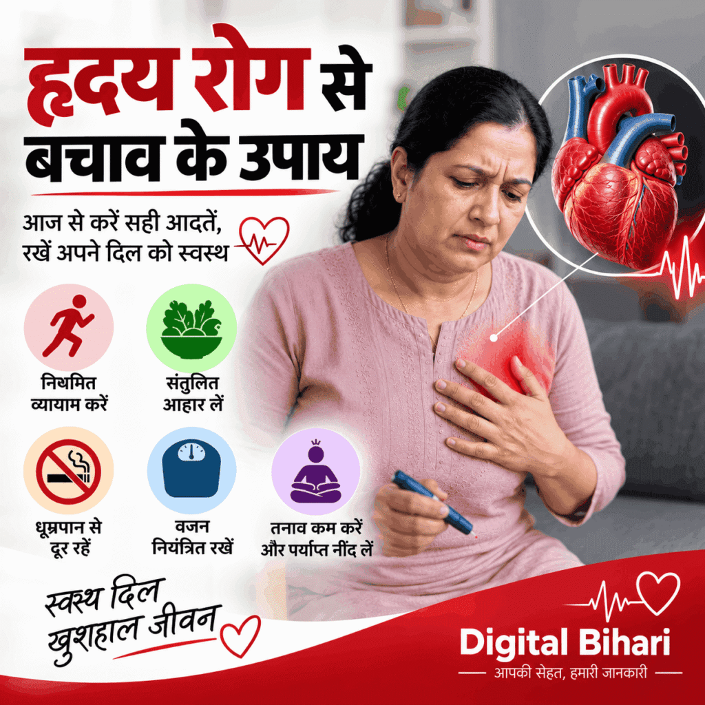 हृदय रोग क्या है? कारण, लक्षण, प्रकार और इलाज की पूरी जानकारी