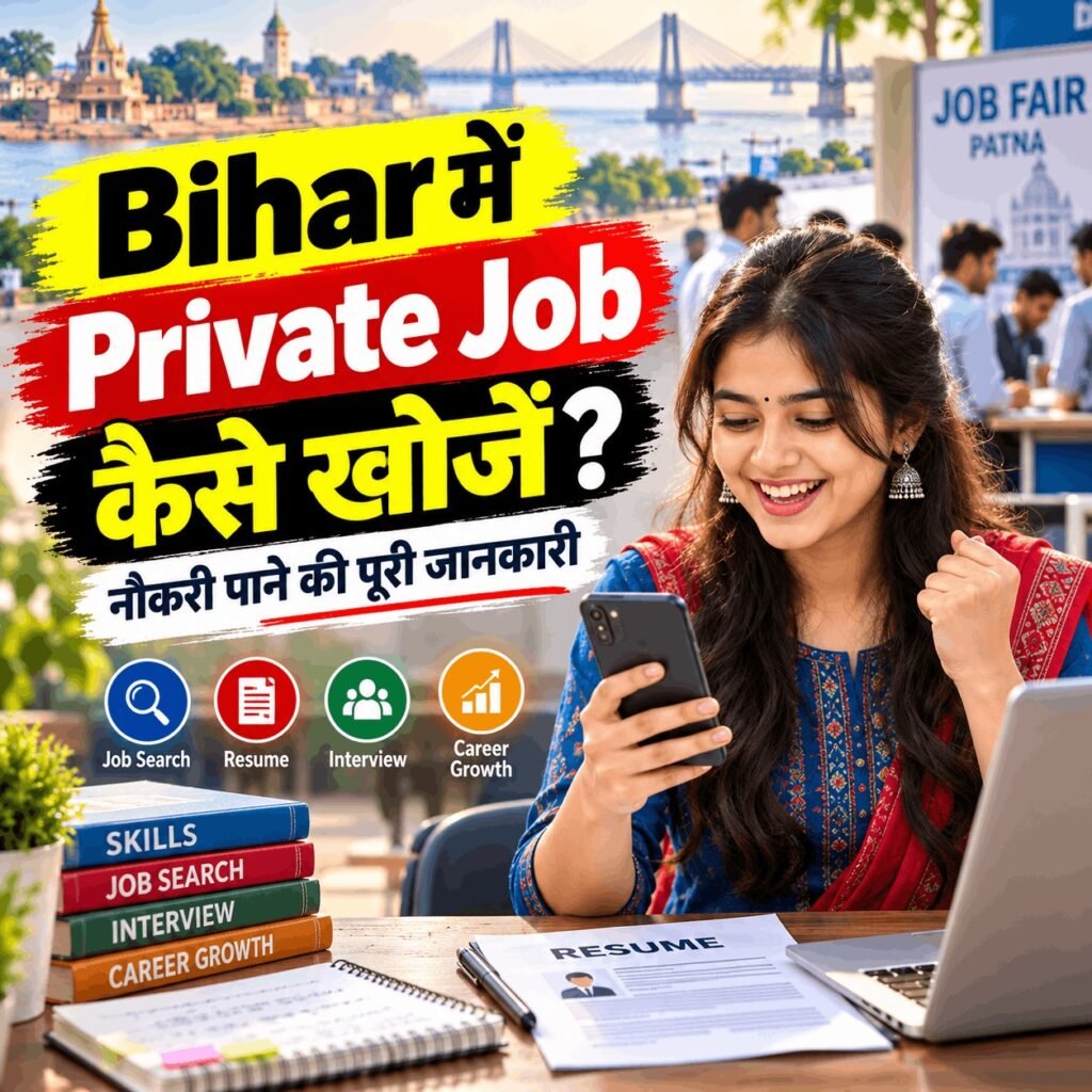Bihar में Private Job कैसे खोजें?