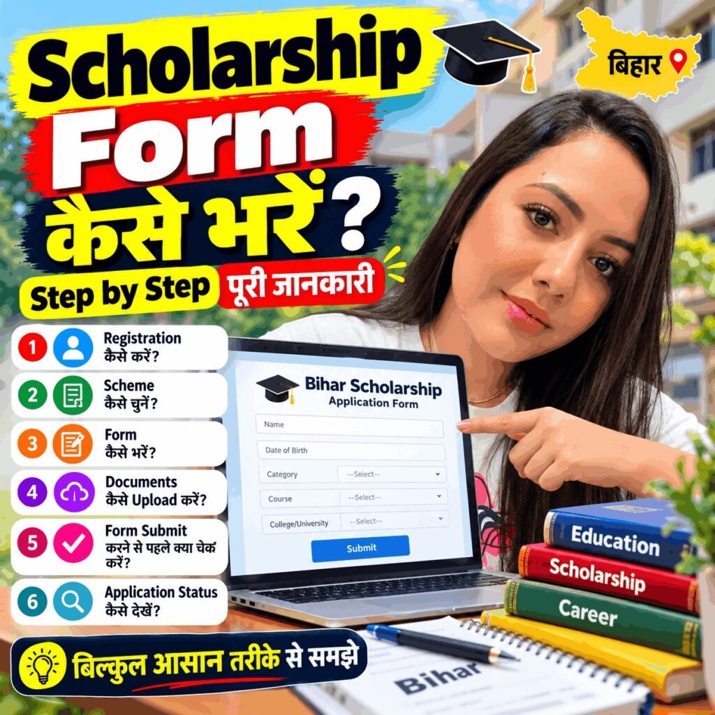Bihar में Scholarship कैसे पाएं